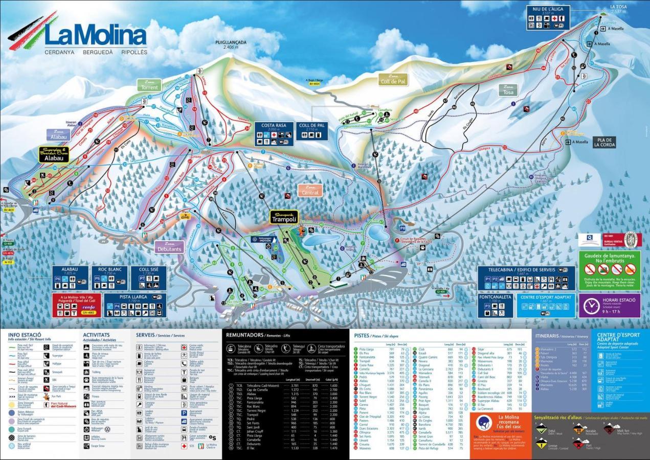 Pie de pistas Fontcanaleta Lamolina La Molina Alp Exterior foto